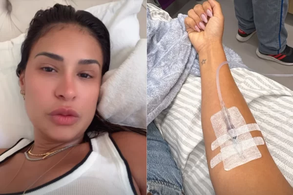 Simone Mendes passa mal, vai ao hospital e revela que foi ao banheiro 40 vezes