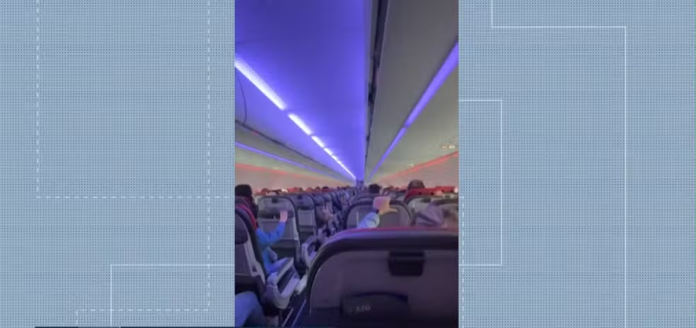 Avião tem forte turbulência após ser atingido por granizo ao decolar de Chapecó