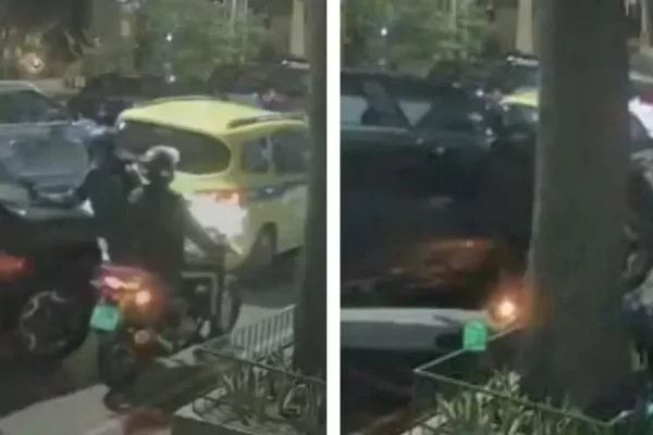 Motorista reage a assalto e atropela ladrões em moto