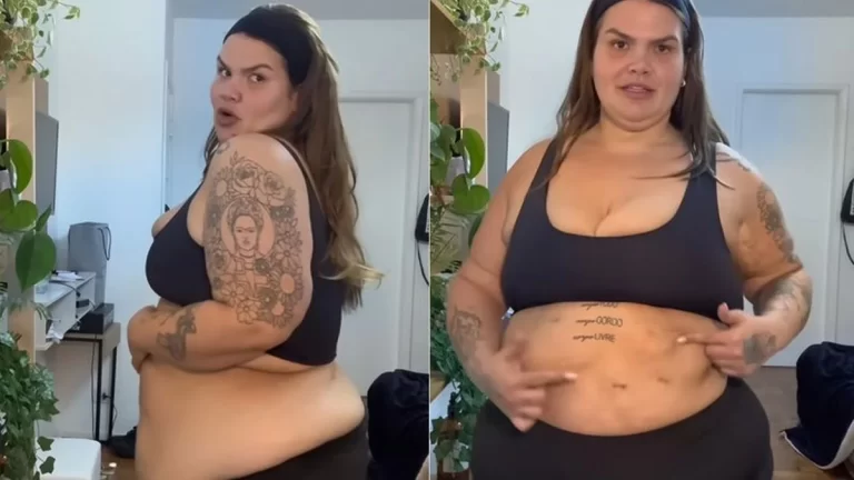 Thais Carla faz “tour pelo corpo” após perder 75 kg