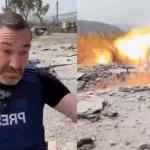 Jornalista e cinegrafista tiveram ferimentos leves e estão internados; a equipe afirmou que ataque foi promovido por Israel...