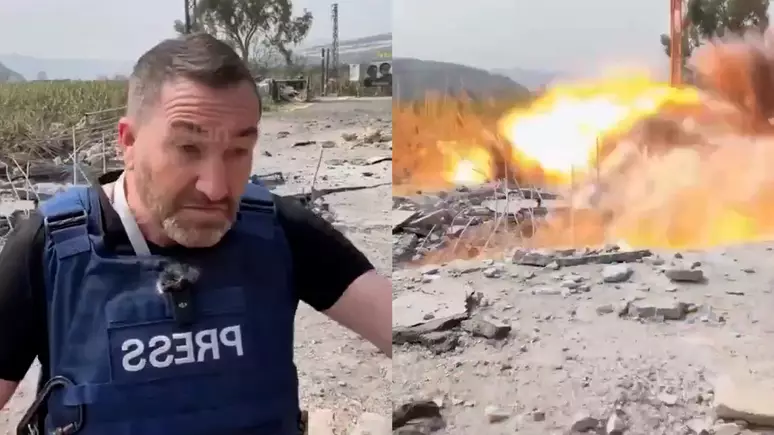 Jornalista e cinegrafista tiveram ferimentos leves e estão internados; a equipe afirmou que ataque foi promovido por Israel...