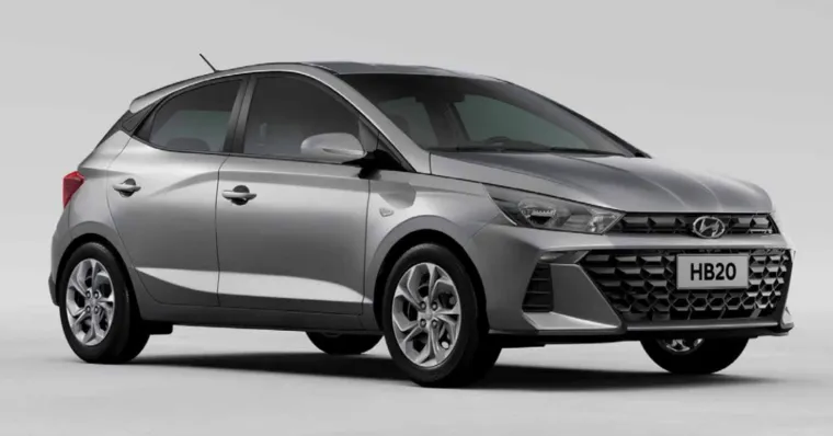 O Hyundai HB20 liderou as buscas em plataforma automotiva, seguido por Volkswagen Gol e Chevrolet Onix; modelos fora de...