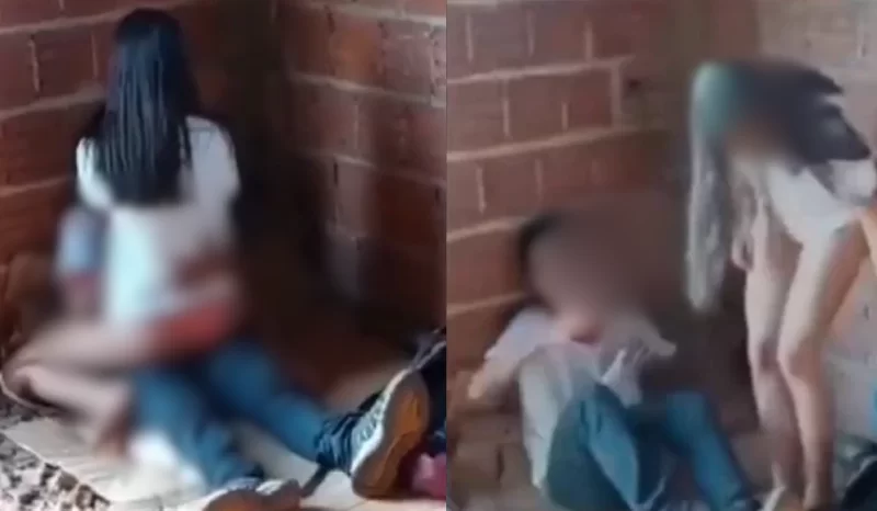 Para os pais estavam na escola: Video mostra alunos de uniforme tendo relação sexual em construção de casa  Começou a circular nas redes